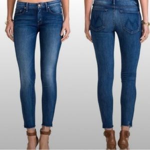 Mother The Looker Ankle Fray in Devil in a Blue Suit